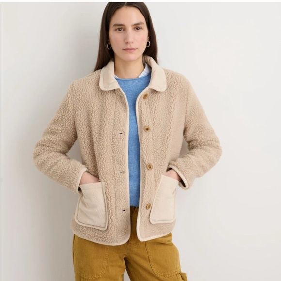 Alex Mill Jackets & Blazers - Alex Mill Marley Jacket in Sherpa Natural M